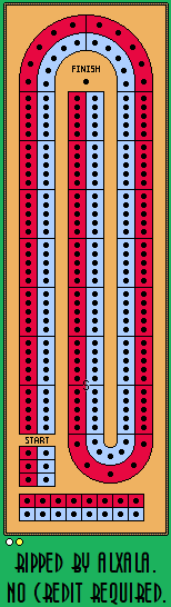 Bicycle Cribbage - Cribbage Board