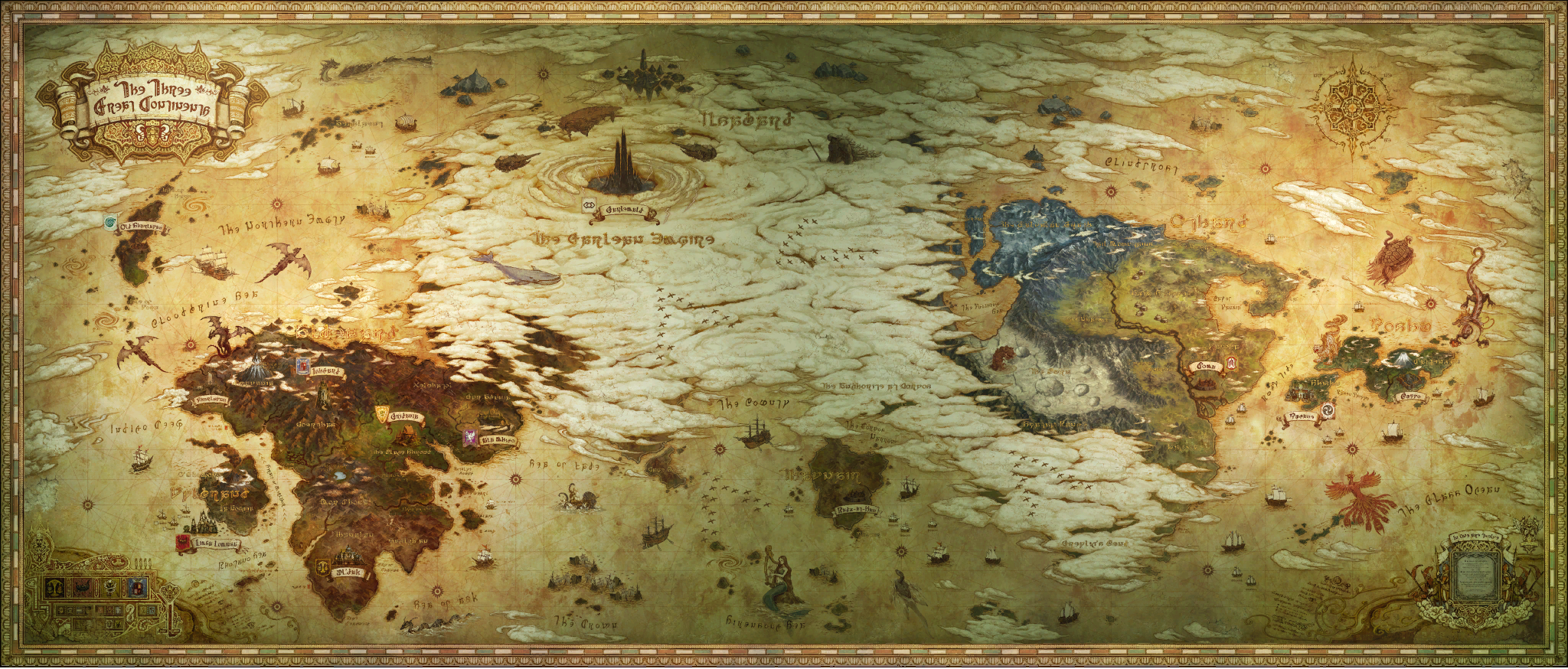 Final Fantasy XIV: A Realm Reborn - Eorzean Map: Endwalker
