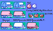 Kirby Customs - Mouthful Car Kirby (Kirby's Adventure-Style)