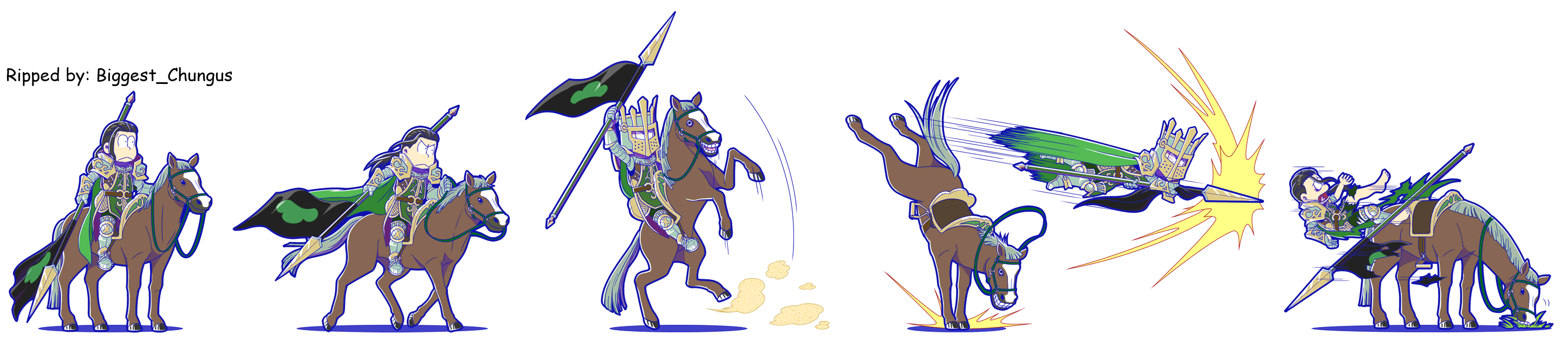 Osomatsu-san Hesokuri Wars: Battle of the NEETs - Choromatsu (Knight with Horse)