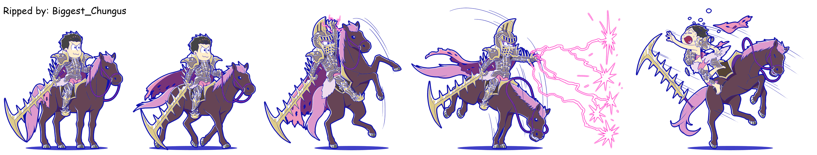 Osomatsu-san Hesokuri Wars: Battle of the NEETs - Todomatsu (Knight with Horse)