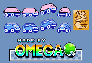 Kirby Customs - Mouthful Car Kirby (Kirby's Adventure-Style)