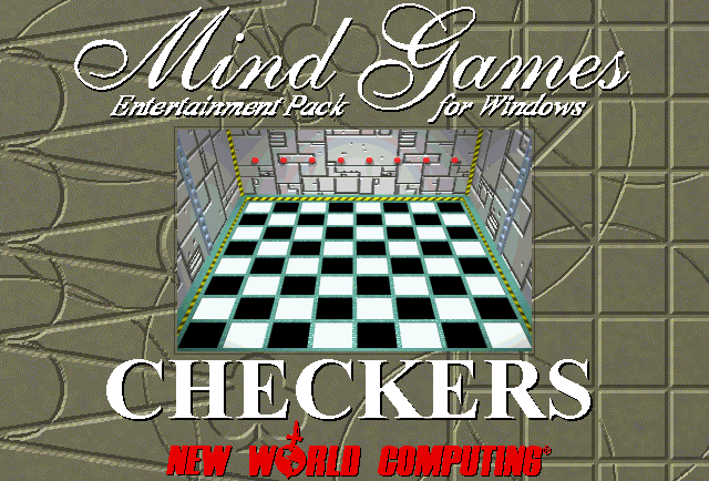 Mind Games Entertainment Pack: Checkers - Title Screen