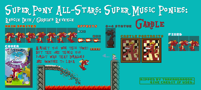 Super Pony All-Stars: Super Music Ponies: Rescue Date / Super Music Ponies 2: Garble's Revenge (Hack) - Garble