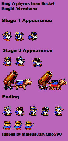 Rocket Knight Adventures - King Zephyrus / King Zebulos