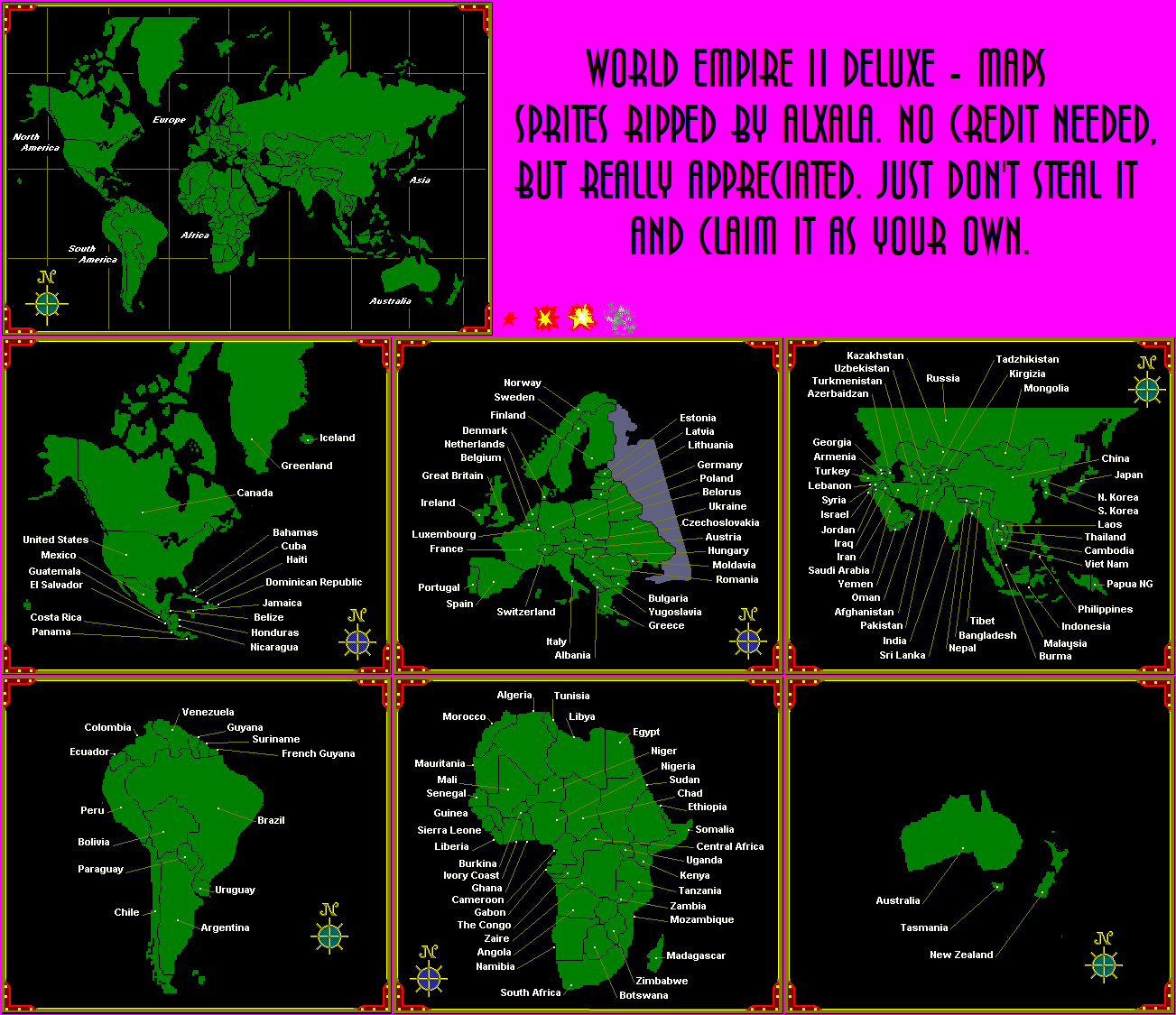 World Empire II Deluxe - Maps
