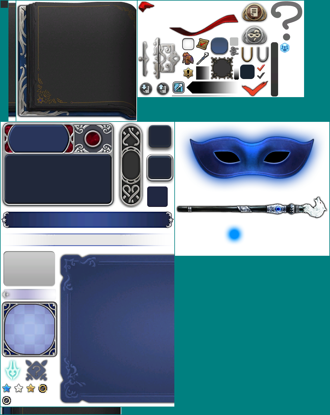 Final Fantasy 14: A Realm Reborn - Blue Mage Hud and Book