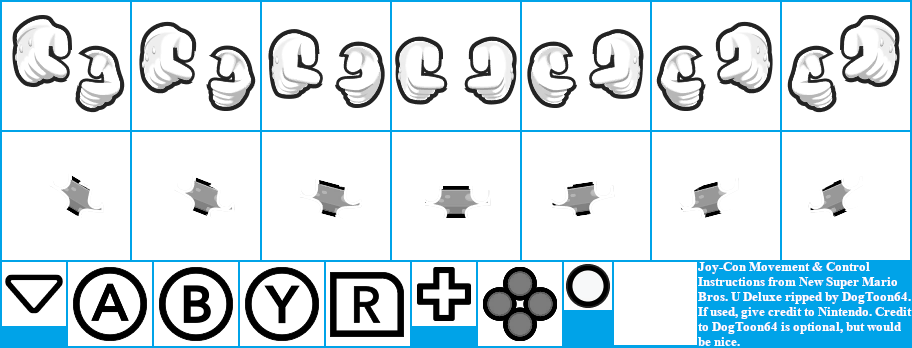 Joy-Con Movement & Control Instructions