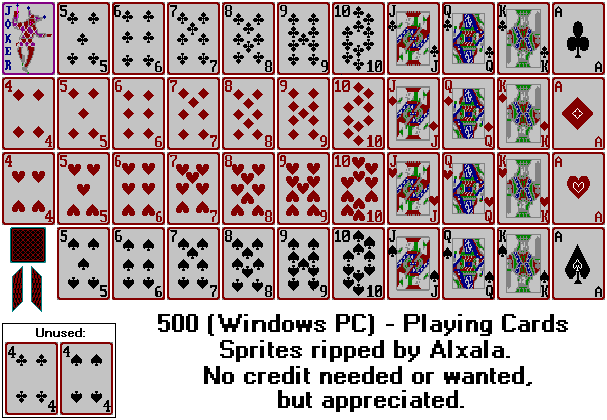 500 (Windows PC) - Playing Cards