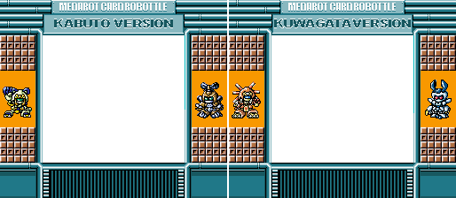 Medarot Cardrobottle: Kabuto Version / Kuwagata Version (JPN) - Super Game Boy Border