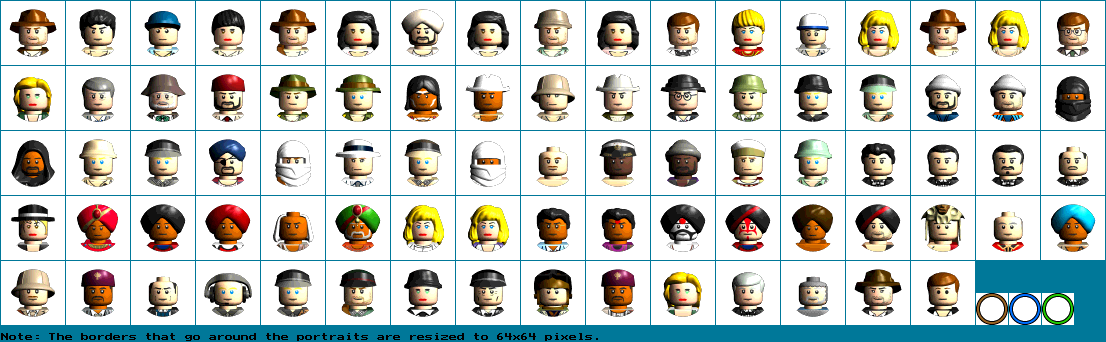 LEGO Indiana Jones: The Original Adventures - Character Portraits