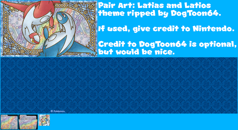 Pair Art: Latias and Latios