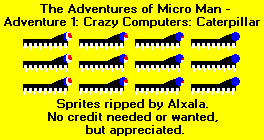 The Adventures of Micro Man - Adventure 1: Crazy Computers - Caterpillar