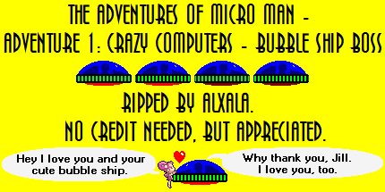 The Adventures of Micro Man - Adventure 1: Crazy Computers - Bubble Ship Boss