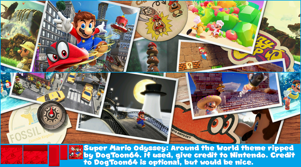 Nintendo 3DS Themes - Super Mario Odyssey: Around the World