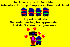 The Adventures of Micro Man - Adventure 1: Crazy Computers - Unarmed Robot