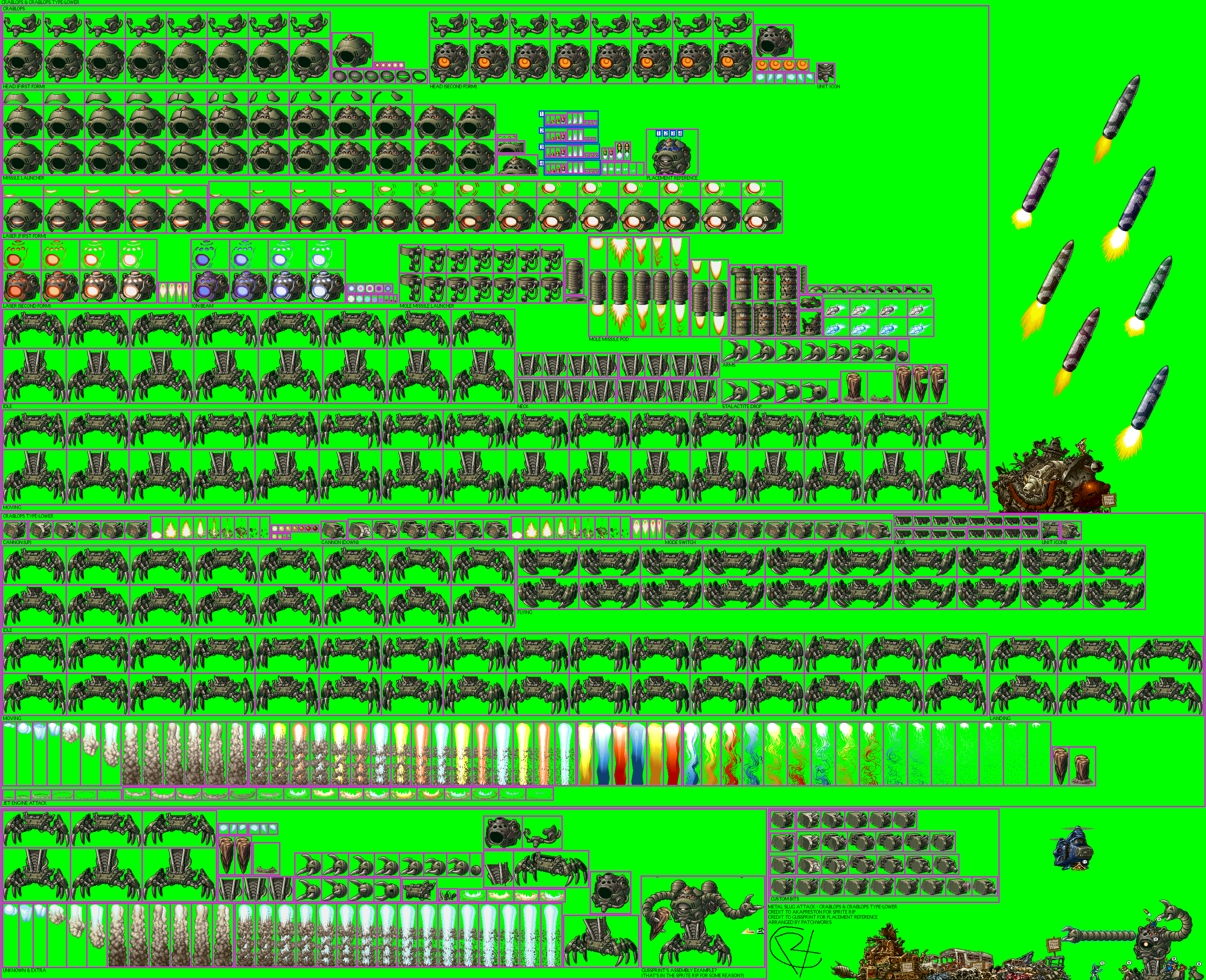 Metal Slug Attack - Crablops & Crablops Type-Lower