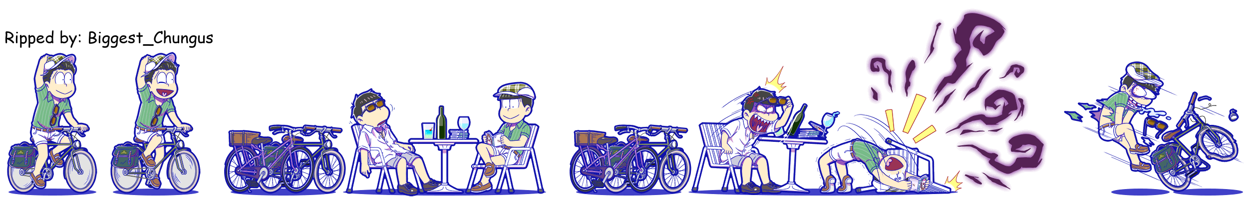 Osomatsu-san Hesokuri Wars: Battle of the NEETs - Choromatsu (Bicycle)