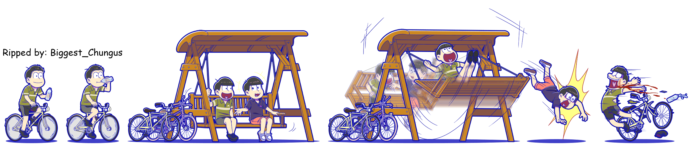 Osomatsu-san Hesokuri Wars: Battle of the NEETs - Jyushimatsu (Bicycle)