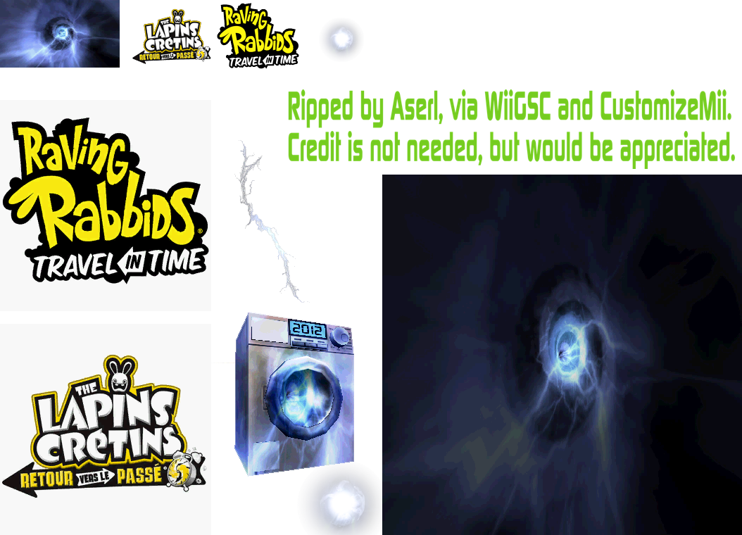 Raving Rabbids - Travel in Time - Wii Menu Icon & Banner