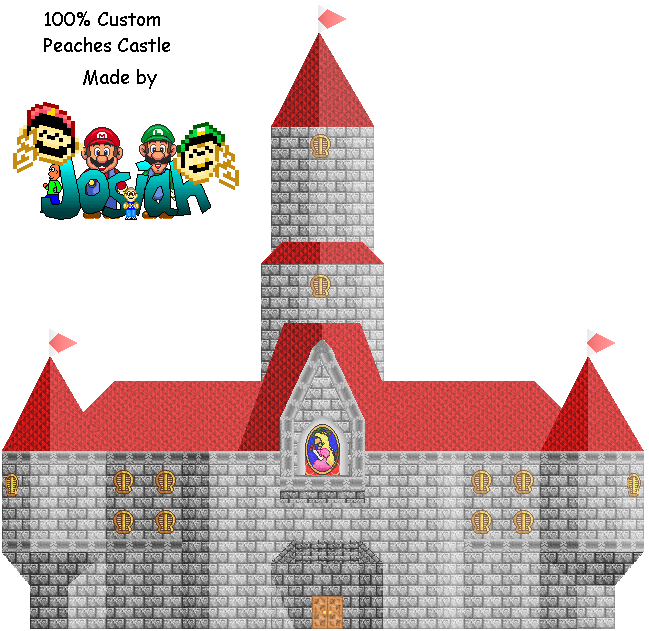 Custom / Edited - Mario Customs - Peach's Castle - The Spriters Resource