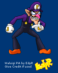 Waluigi (Pixel Art)