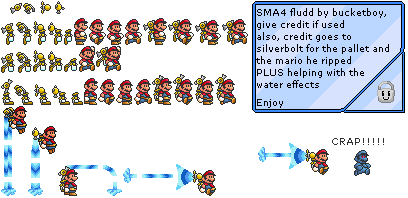 Mario Customs - Mario & FLUDD (Super Mario Bros. 3 GBA-Style)