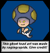 Paper Mario Customs - Ghost T. (Pixel Art)