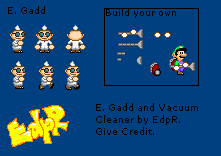 Luigi's Mansion Customs - E. Gadd (Super Mario World-Style)