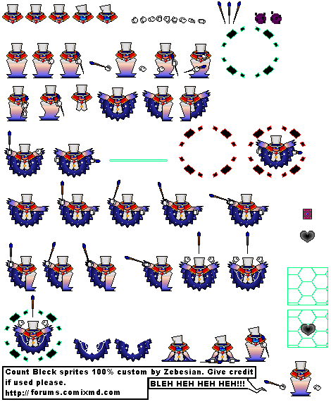 Paper Mario Customs - Count Bleck