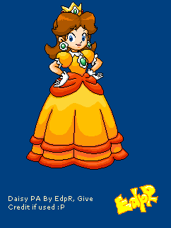 Mario Customs - Daisy (Pixel Art)