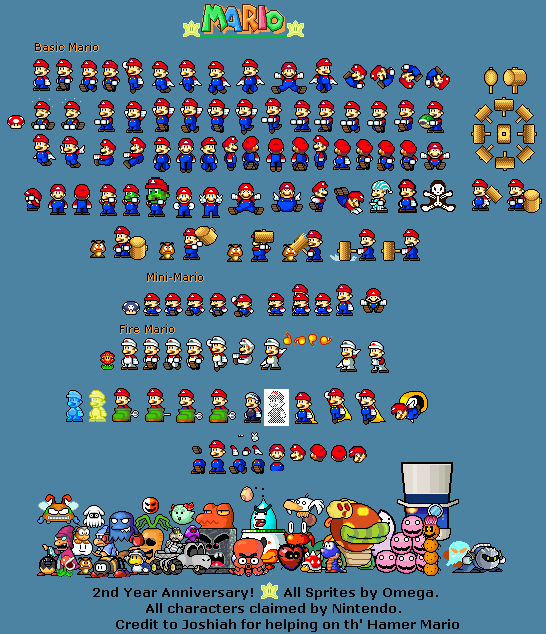 super mario world sprites resource