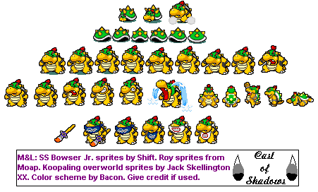 Mario Customs - Bowser Jr. (Mario & Luigi: Superstar Saga-Style)