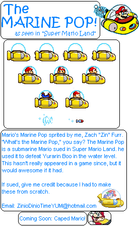 Mario Customs - Marine Pop (Mario & Luigi: Superstar Saga-Style)