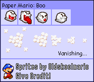Mario Customs - Boo (Paper Mario)