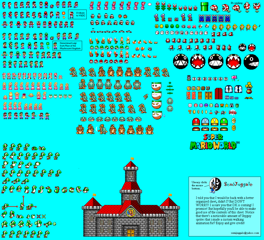 Super Mario Expanded 3 0 Sprites By Supermariospongeb - vrogue.co