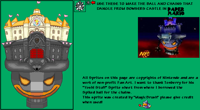 Paper Mario Customs - Bowser's Castle