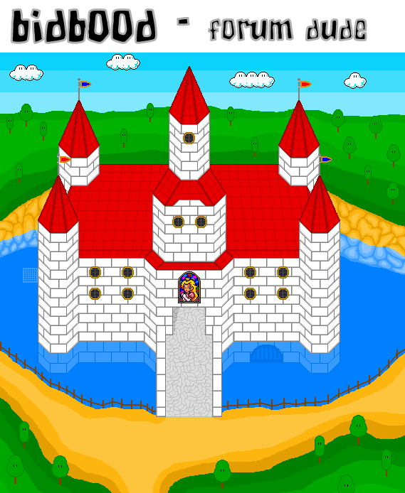 Custom / Edited - Mario Customs - Peach's Castle - The Spriters Resource