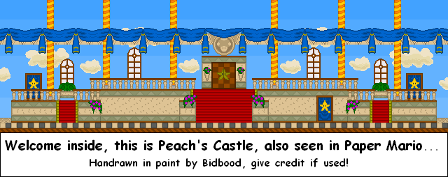 Paper Mario Customs - Peach's Castle Interior