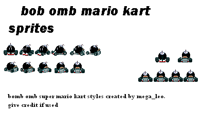 Bob-omb (Super Mario Kart-Style)