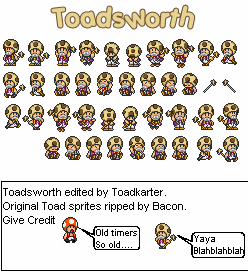Toadsworth (Super Mario Bros. 3 SNES-Style)
