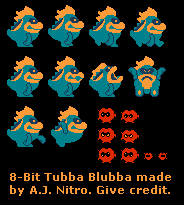 Paper Mario Customs - Tubba Blubba (Super Mario Bros. NES-Style)