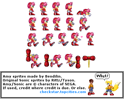 Ultimate Amy Sprites