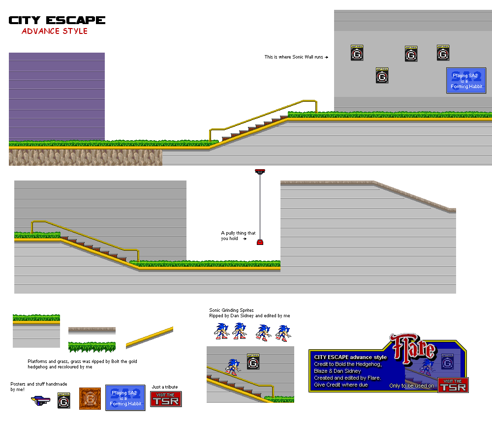 City Escape (Sonic Advance-Style)