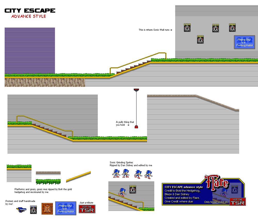 Sonic the Hedgehog Customs - City Escape (Sonic Advance-Style)