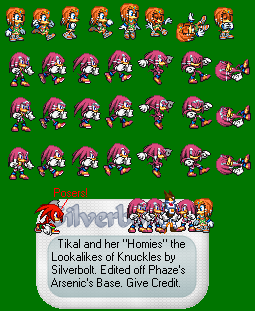 Tikal & Tribal Echidnas (Battle-Style)