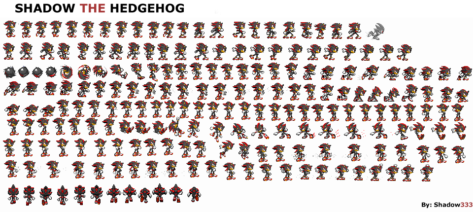 Sonic the Hedgehog Customs - Shadow (Advance-Style)
