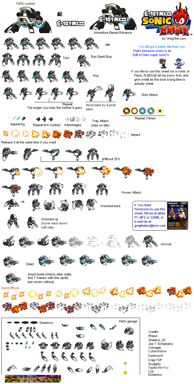 E101-Beta MKII (Sonic Battle-Style)