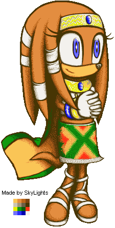 Sonic the Hedgehog Customs - Tikal (Pixel Art)