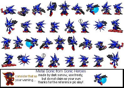 Sonic the Hedgehog Customs - Neo Metal Sonic (Sonic Advance-Style)